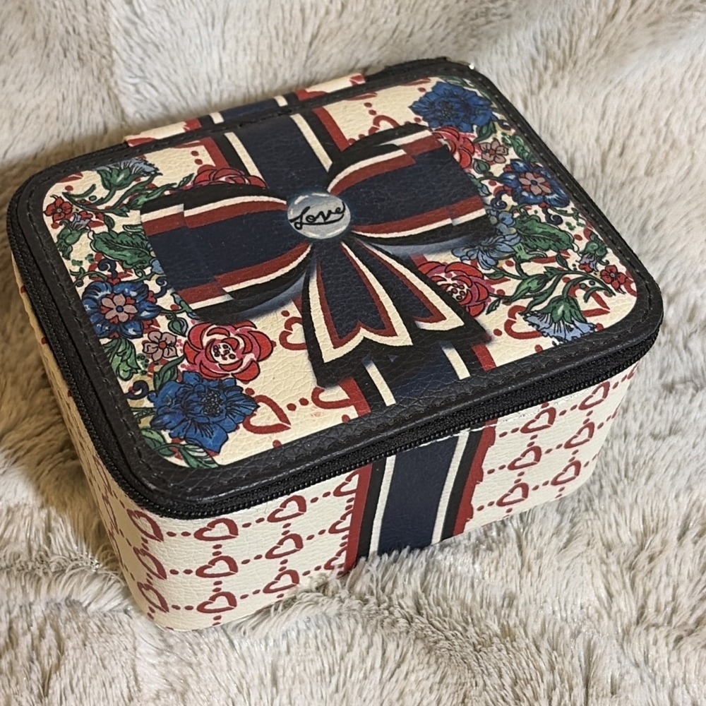Brighton Soft Case Travel Jewelry Box Zip Around " Be Your Kind of Beautiful"